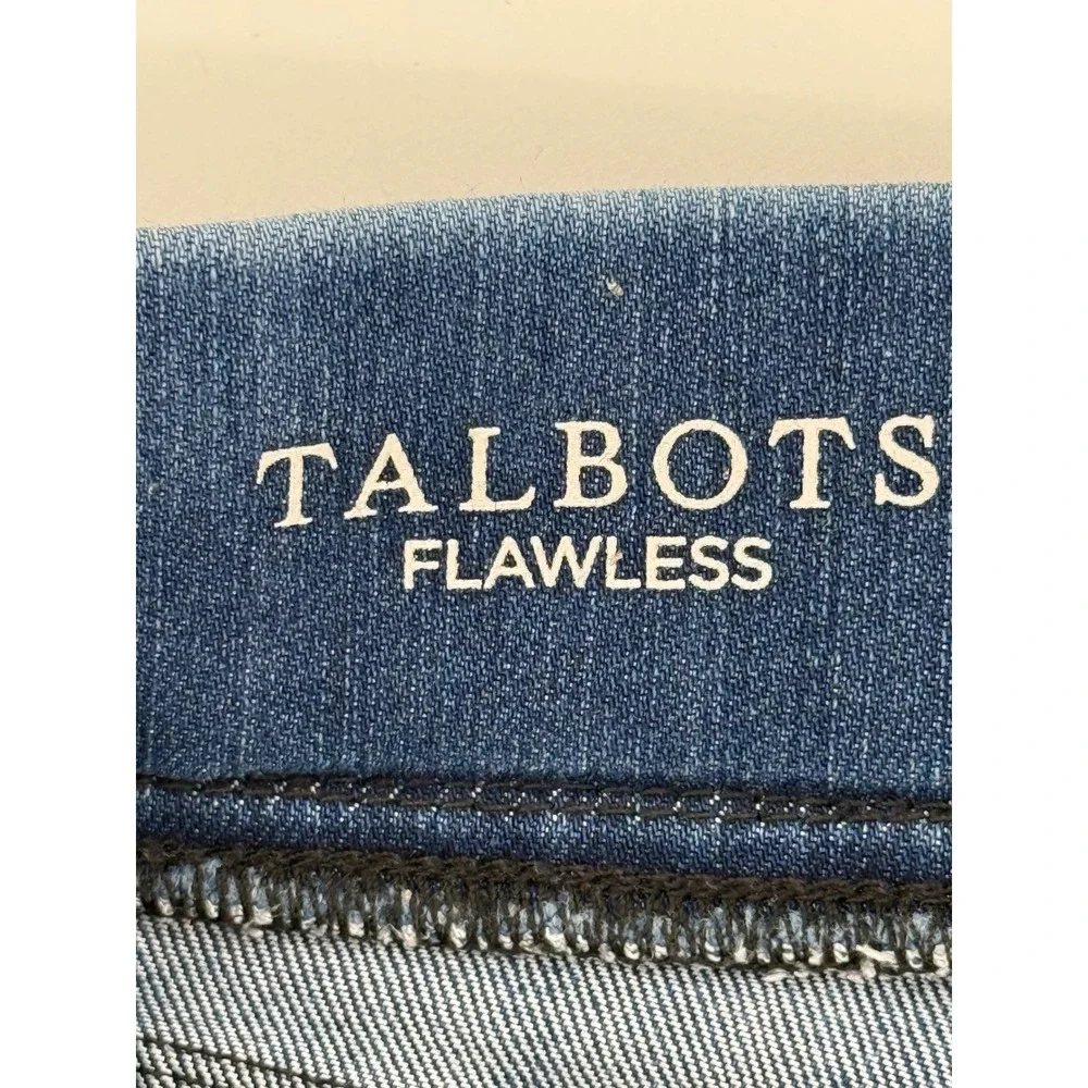 Talbots Flawless Jegging Womens Medium Wash Blue High Rise Skinny Jean Sz 6P